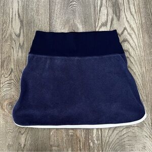OFFLINE By AERIE High Rise Terry Cloth Skort Skirt in Navy Blue Size S